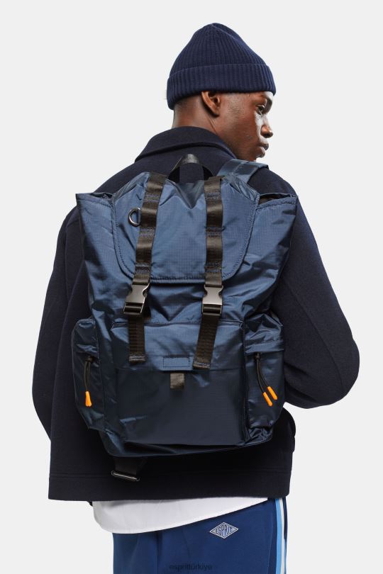 Aksesuarlar Esprit yırtılmaz sırt çantası petrol mavisi erkekler FPP26762