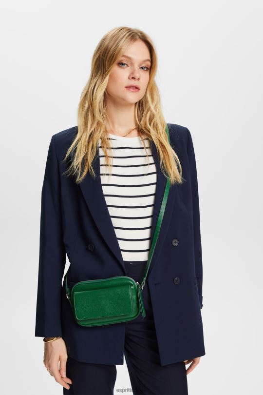 Aksesuarlar Esprit mini suni deri omuz çantası koyu yeşil kadınlar FPP263