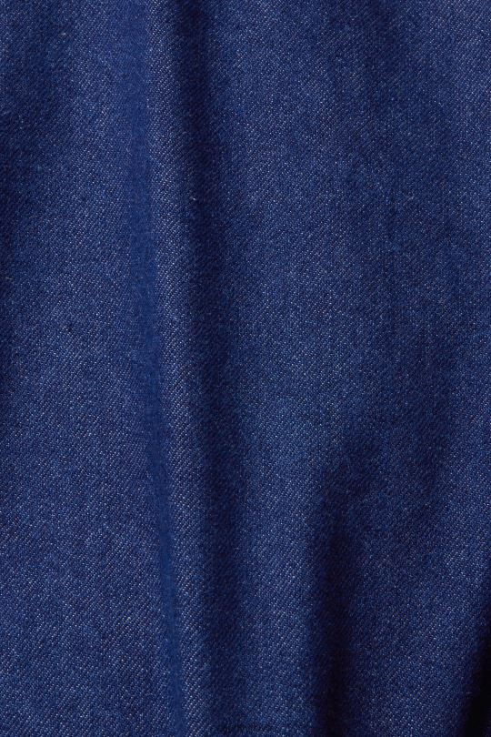 ceketler Esprit Kot ceket mavi koyu yıkama erkekler FPP26879