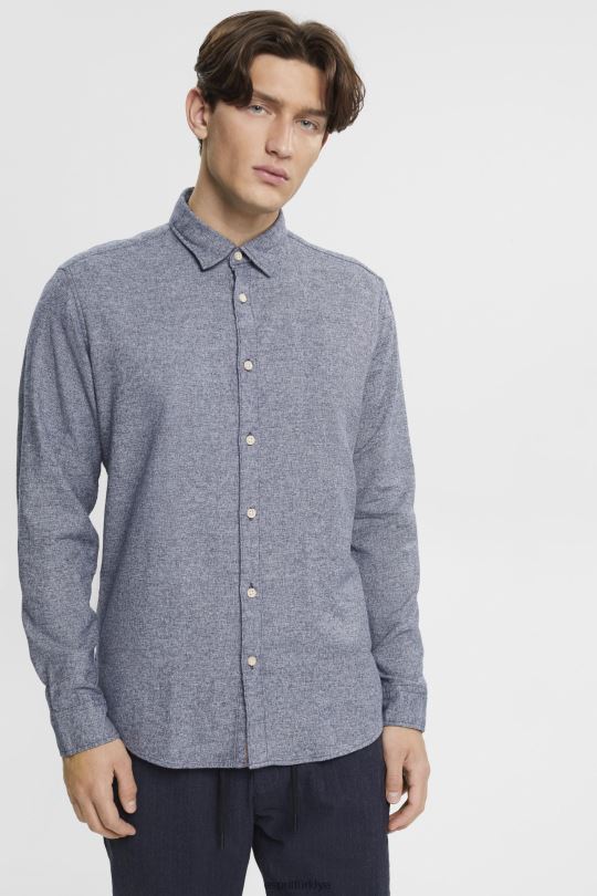 gömlek Esprit dar kesim gömlek Donanma erkekler FPP26701