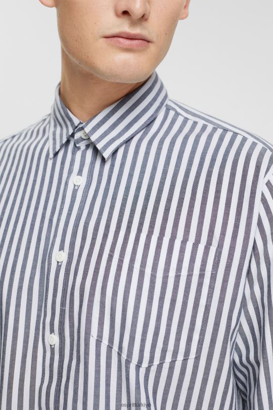 gömlek Esprit çizgili gömlek Donanma erkekler FPP26872