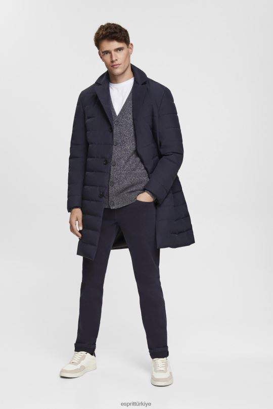 kazak Esprit düğmeli örgü hırka Donanma erkekler FPP26698
