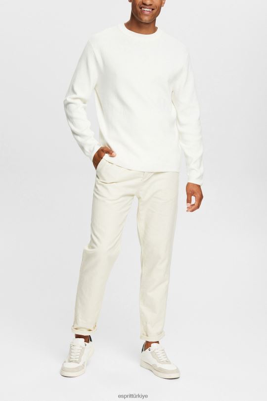 kazak Esprit örgü kazak Beyaz kapalı erkekler FPP26839