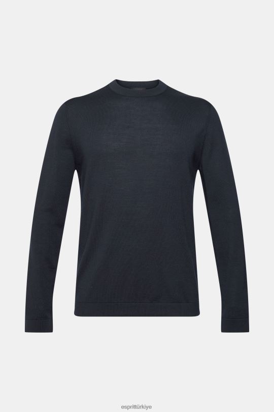 kazak Esprit örme yün kazak siyah erkekler FPP26903