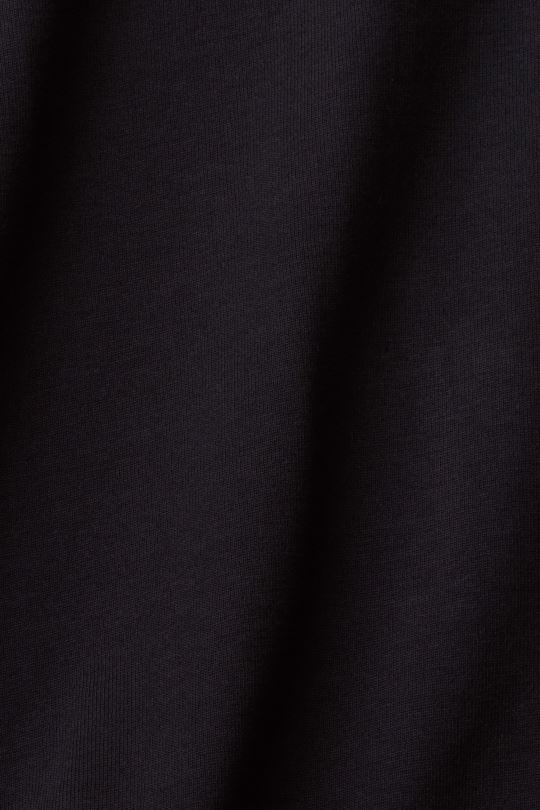 polo Esprit uzun kollu polo gömlek siyah erkekler FPP26819