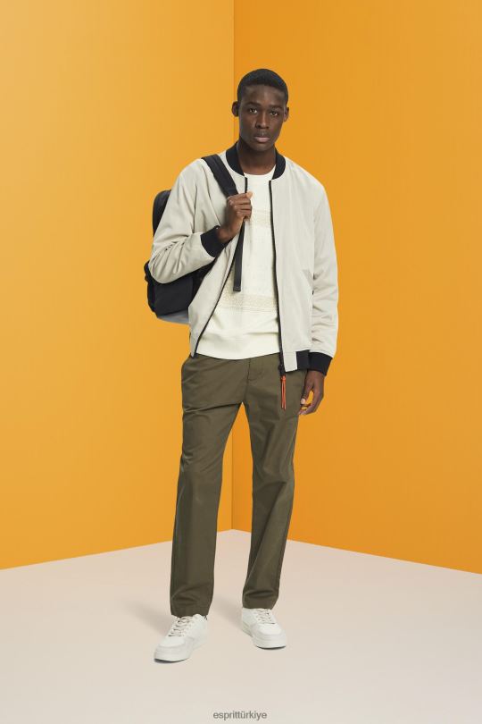 tişörtü ve kapüşonlular Esprit ön kısmı baskılı sweatshirt buz erkekler FPP26711