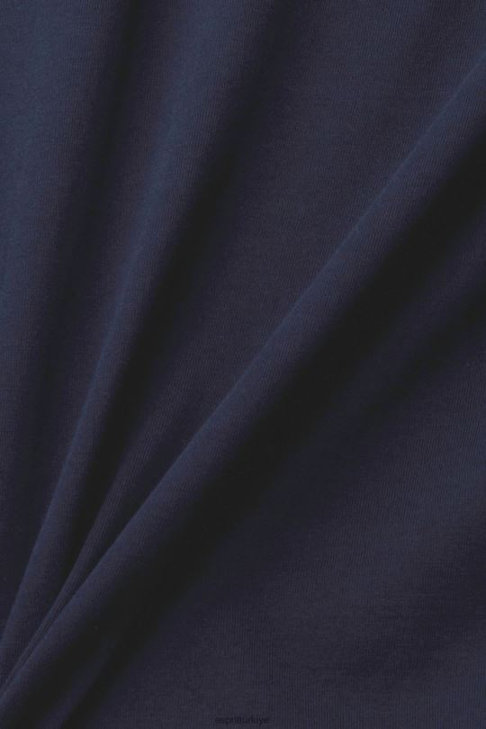 Uzun kollu Esprit jarse uzun kollu üst Donanma erkekler FPP26948