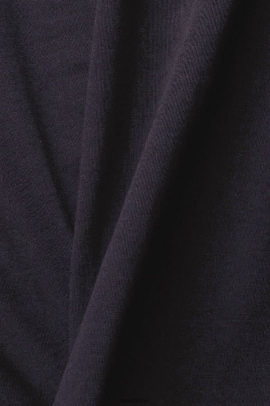 Uzun kollu Esprit jarse uzun kollu üst siyah erkekler FPP26946