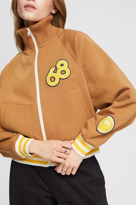 ceketler Esprit üniversite ceketi karamel kadınlar FPP26417