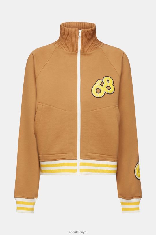 ceketler Esprit üniversite ceketi karamel kadınlar FPP26417