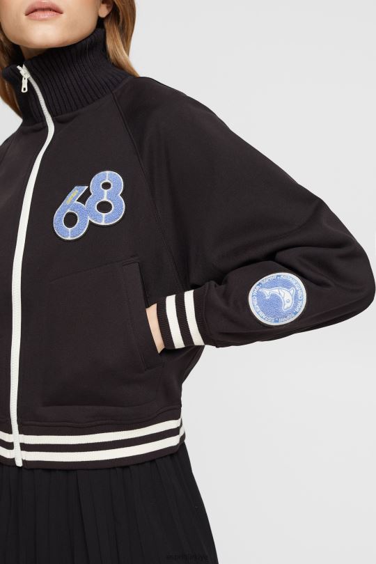 ceketler Esprit üniversite ceketi siyah kadınlar FPP26415