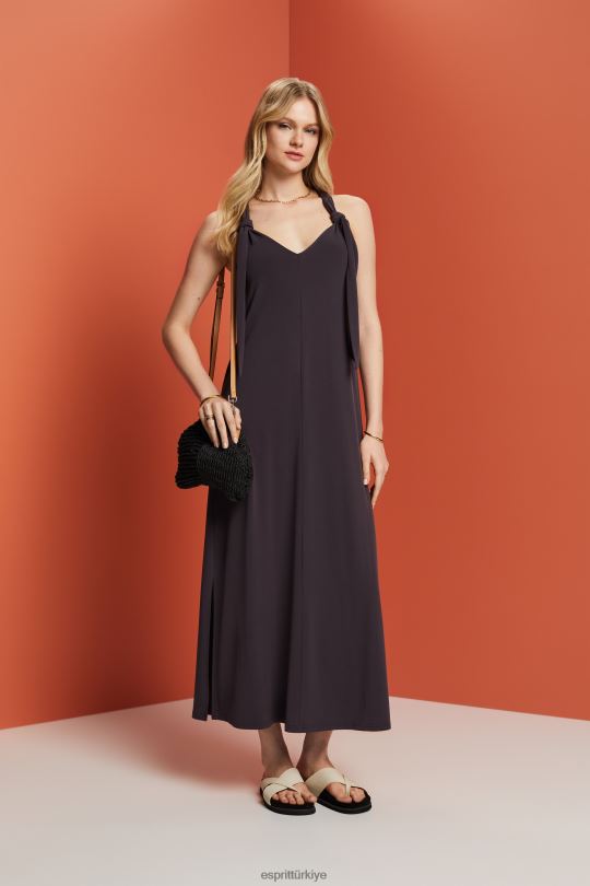 elbiseler Esprit elbiseler örme antrasit kadınlar FPP26132