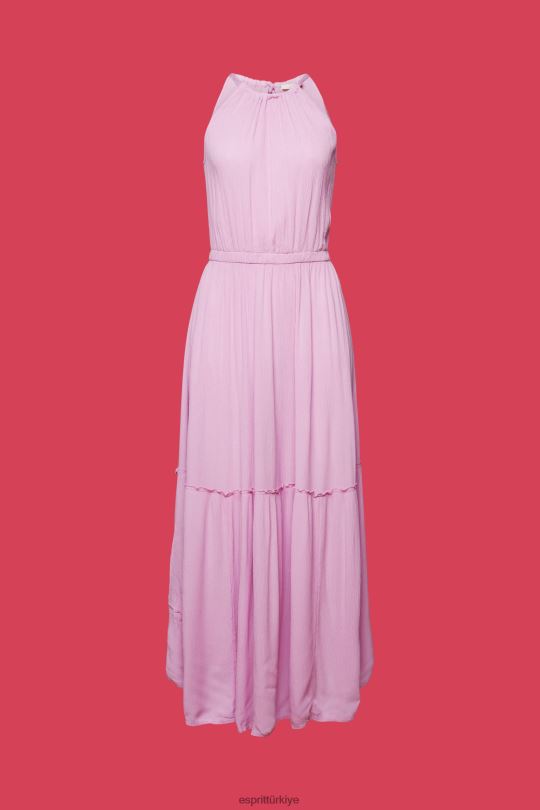 elbiseler Esprit hafif dokuma elbiseler menekşe kadınlar FPP26130