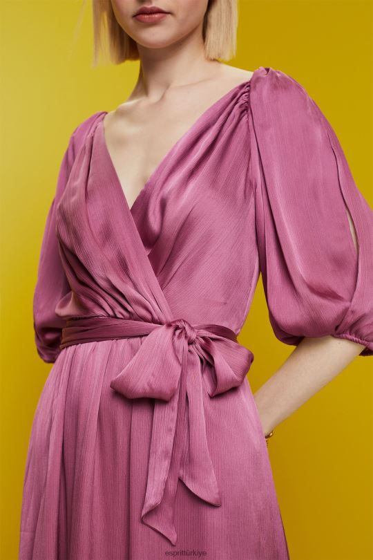 elbiseler Esprit hafif dokuma elbiseler menekşe kadınlar FPP26137