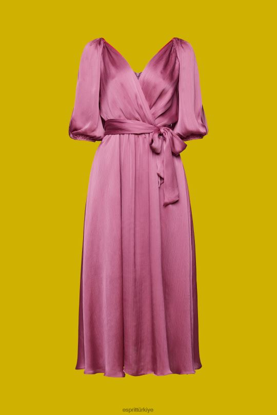 elbiseler Esprit hafif dokuma elbiseler menekşe kadınlar FPP26137