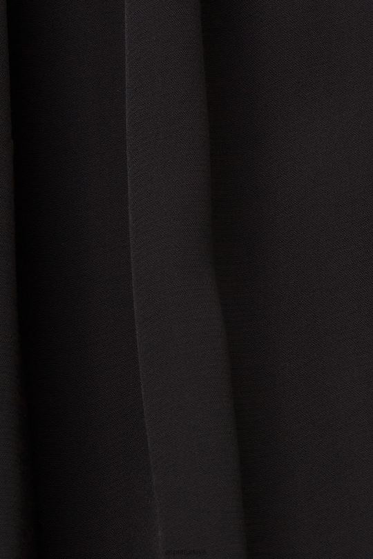 elbiseler Esprit önlüklü askılı elbise, tencel siyah kadınlar FPP26202