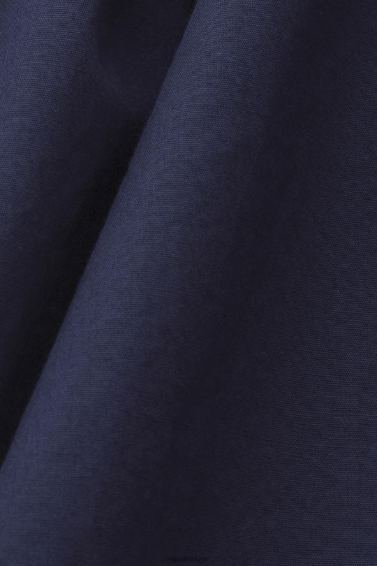 elbiseler Esprit pamuklu midi elbise Donanma kadınlar FPP26185