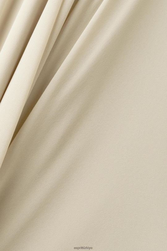 etekler Esprit diz boyu şifon etek tozlu yeşil kadınlar FPP26279