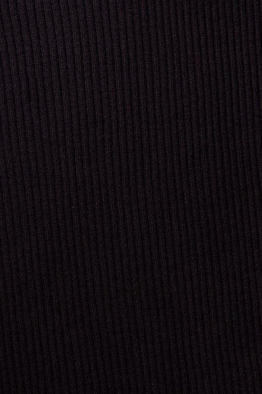 etekler Esprit kaburga örgülü kalem etek siyah kadınlar FPP26428