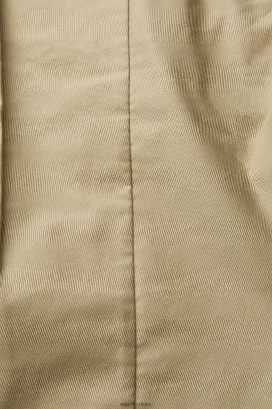 etekler Esprit kargo tarzı midi etek soluk haki kadınlar FPP26535