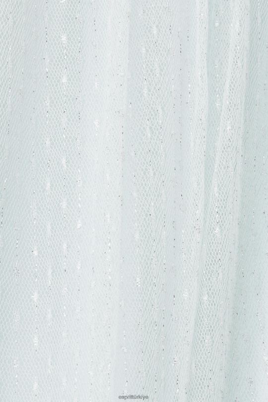 etekler Esprit sim efektli midi etek açık su yeşili kadınlar FPP26268