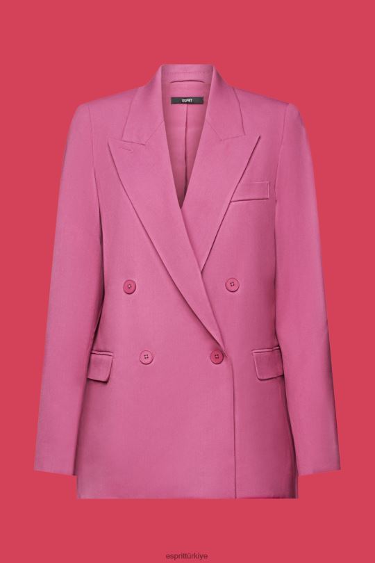Kabanlar Esprit blazerler dokuma menekşe kadınlar FPP26133
