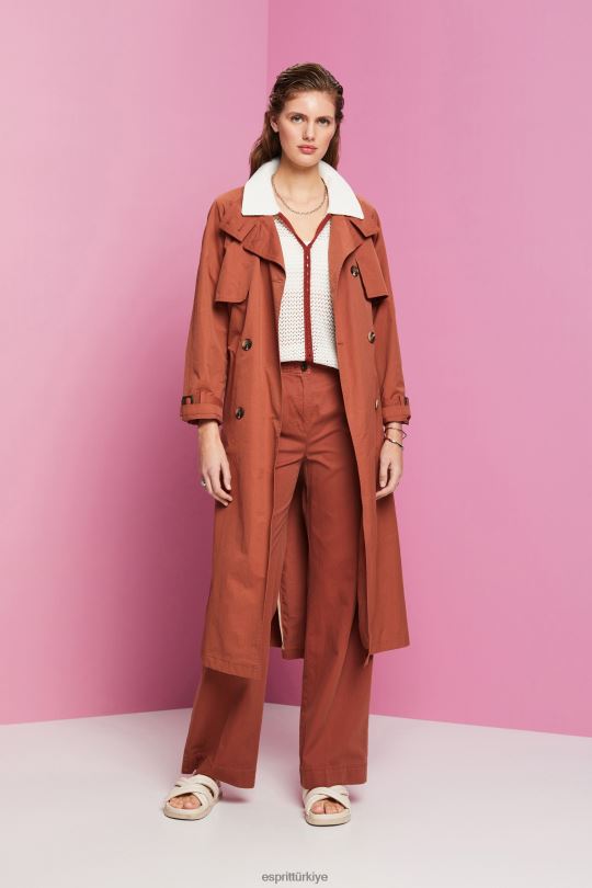 kazak Esprit kısa kollu polo kazak buz kadınlar FPP26105