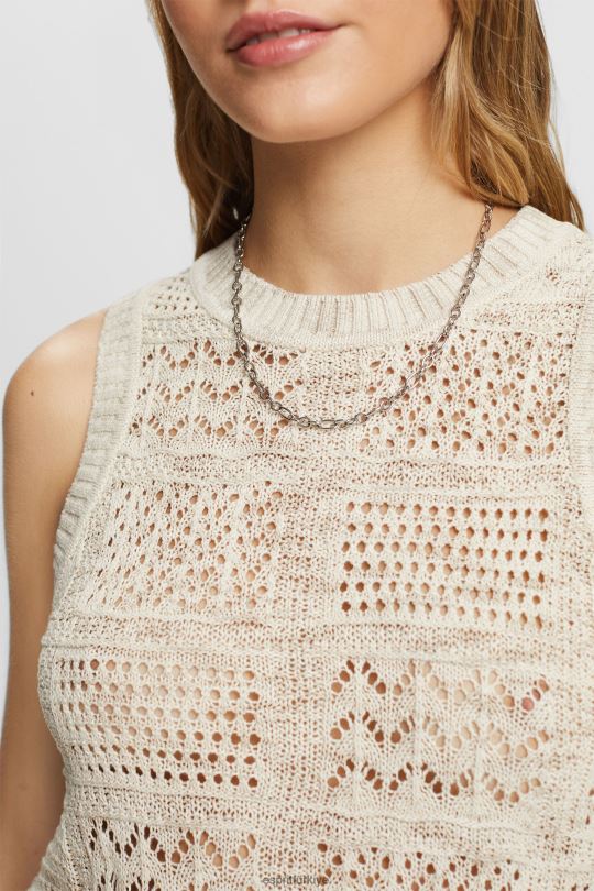 kazak Esprit kolsuz kazak kum kadınlar FPP267