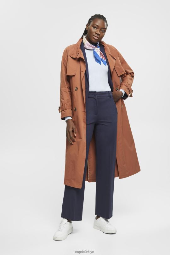 kazak Esprit nervürlü kazak pastel mavi kadınlar FPP26274