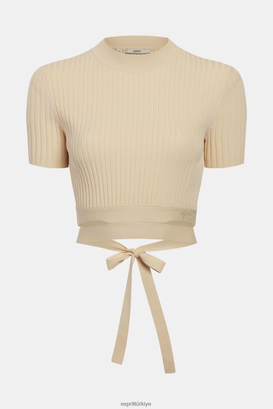 kazak Esprit pilili üst kum kadınlar FPP26376