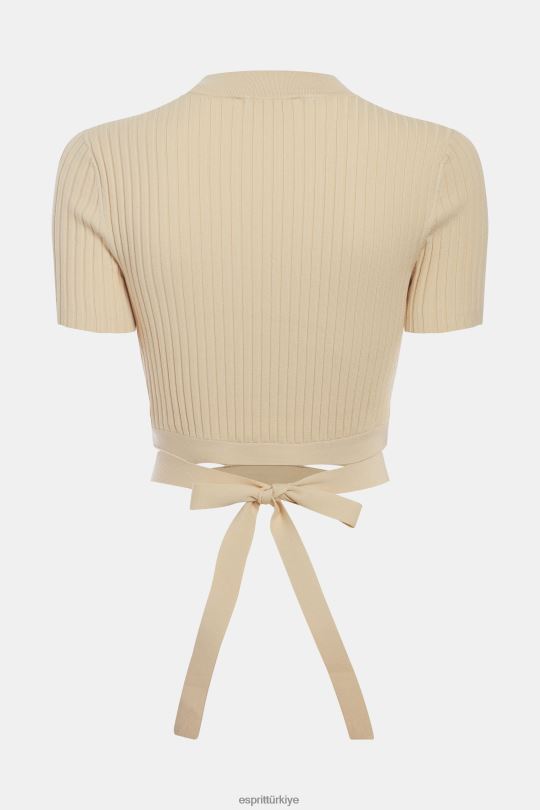 kazak Esprit pilili üst kum kadınlar FPP26376