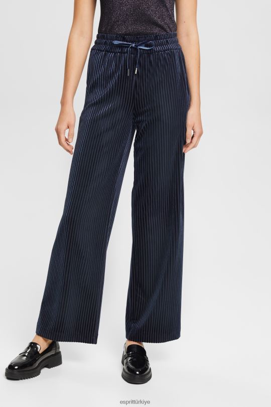 koşucular Esprit geniş kesim çizgili jogger Donanma kadınlar FPP26423