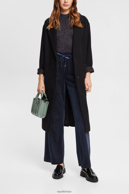 koşucular Esprit geniş kesim çizgili jogger Donanma kadınlar FPP26423