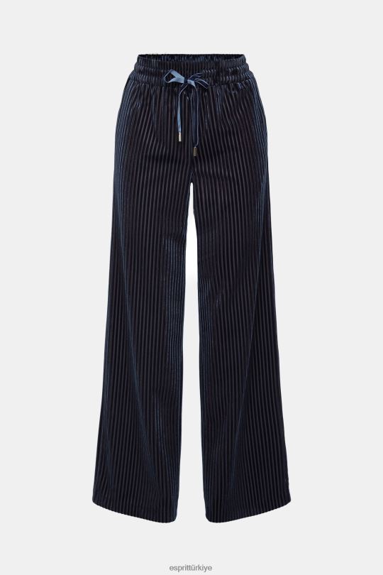 koşucular Esprit geniş kesim çizgili jogger Donanma kadınlar FPP26423