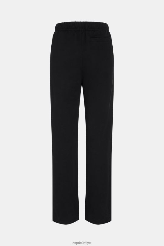 pantolon ve pantolon ESPRIT x Rest & Recreation kapsül eşofman altı siyah kadınlar FPP26477
