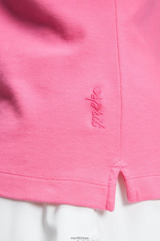 polo Esprit yunus tenis kulübü klasik polo pembe kadınlar FPP26499