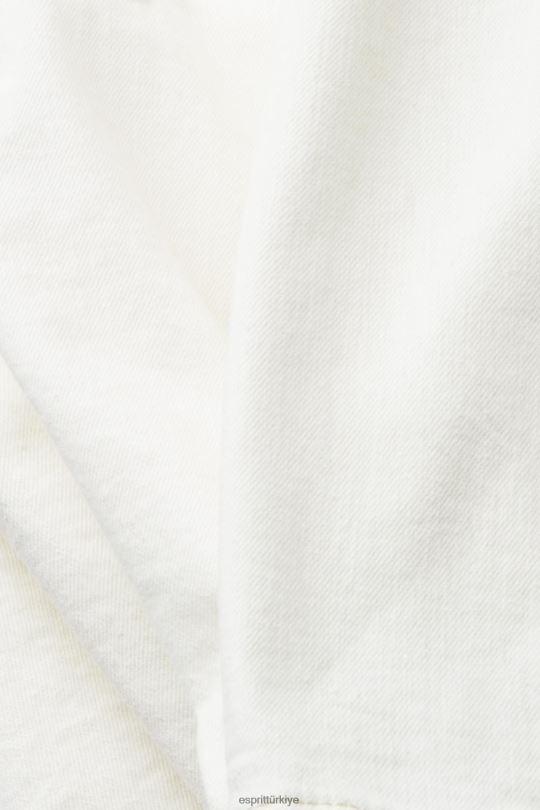 şort Esprit yüksek katlı şort Beyaz kapalı kadınlar FPP26264