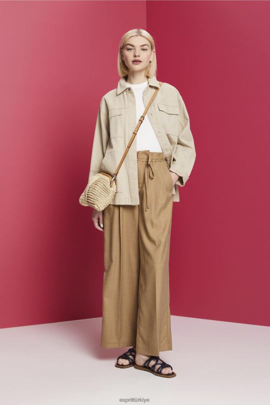 tankı Esprit kaburga örgü atlet Beyaz kapalı kadınlar FPP2693