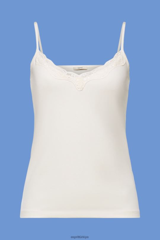 tepe Esprit dantel şeritli jarse üst buz kadınlar FPP26140