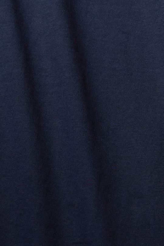 tişörtler Esprit pamuklu bisiklet yaka tişört Donanma kadınlar FPP26459