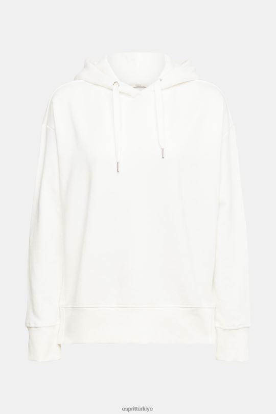 tişörtü ve kapüşonlular Esprit kazak kapşonlu Beyaz kapalı kadınlar FPP26509