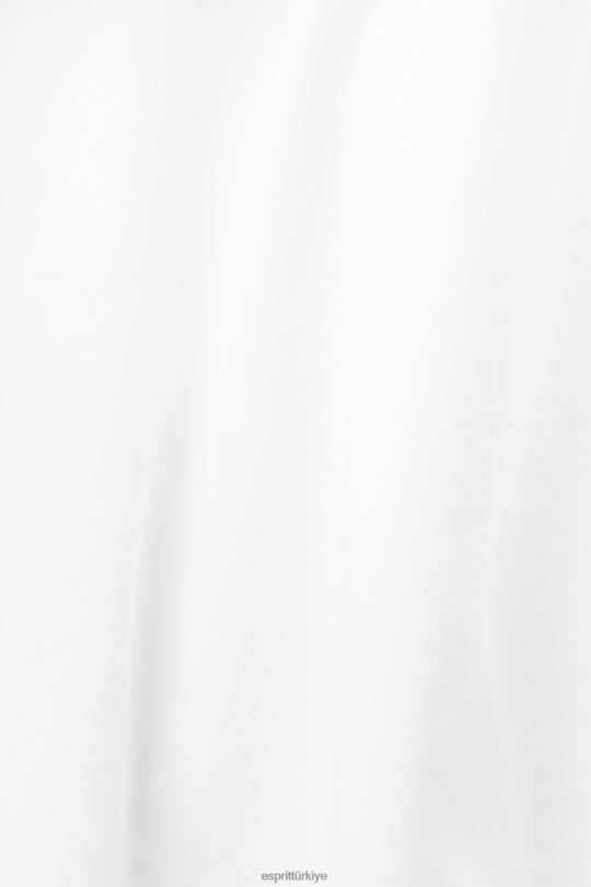 tişörtü ve kapüşonlular Esprit logo baskılı kapüşonlu svetşört beyaz kadınlar FPP26168