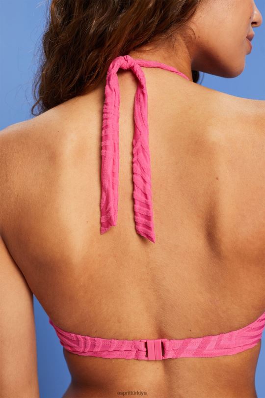 yüzmek Esprit plaj üstleri kablosuz pembe fuşya kadınlar FPP2646