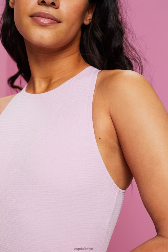 yüzmek Esprit sırtı çapraz dokulu mayo leylak kadınlar FPP2680